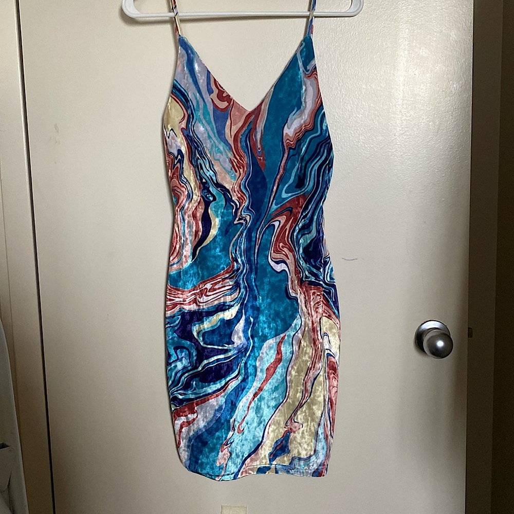 Beautiful artsy mini dress